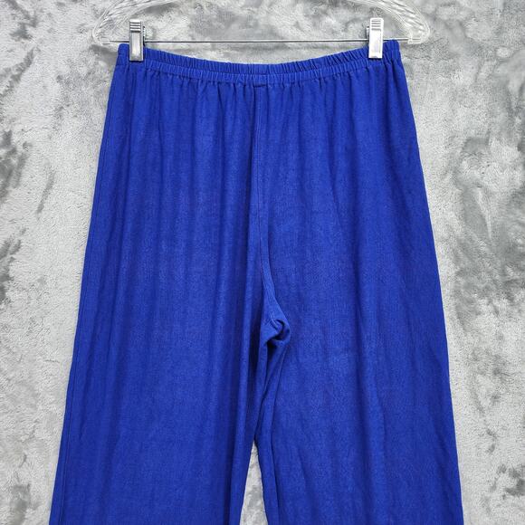 Vintage Alex Evenings Pants Womens 12 PETITE Pull On Stretch High Rise Straight - Picture 2 of 10